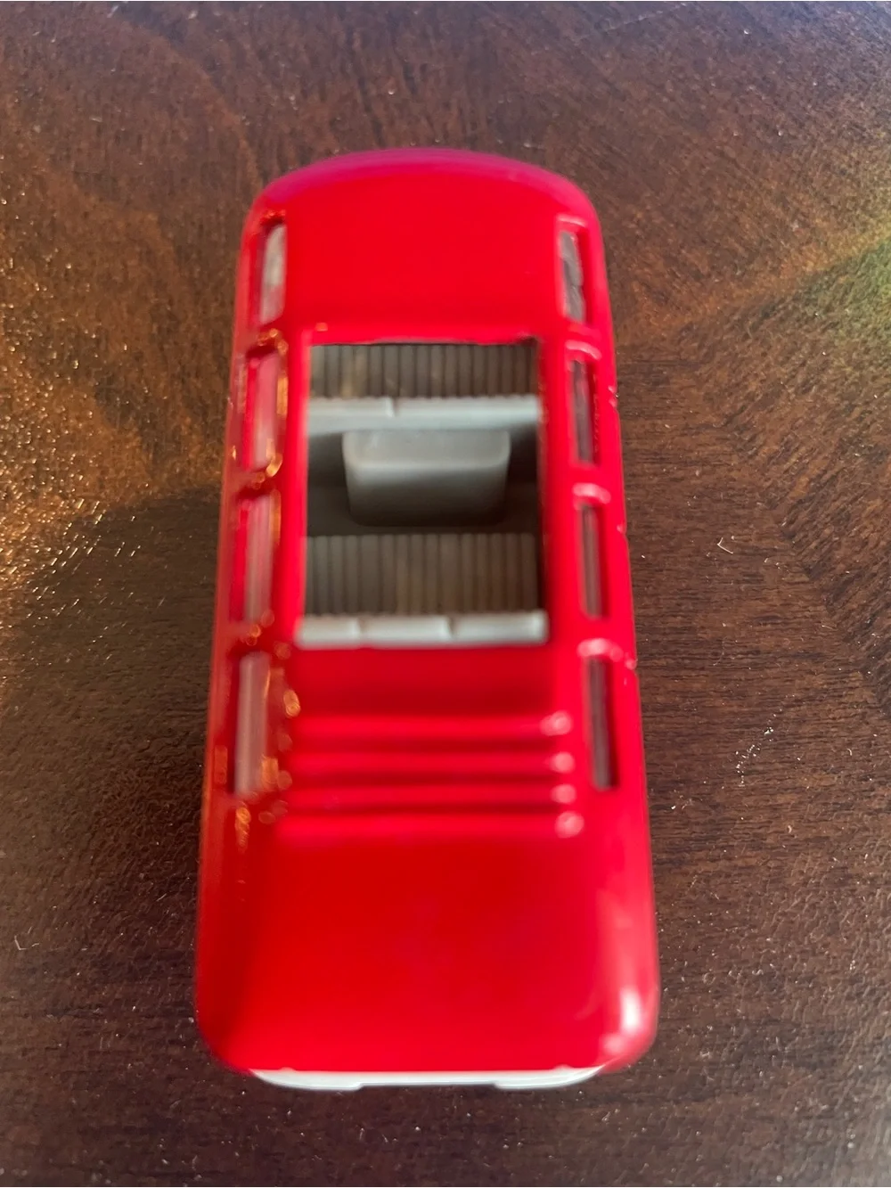 1998 Matchbox VW Transporter Bus Red 21 Window NWOP